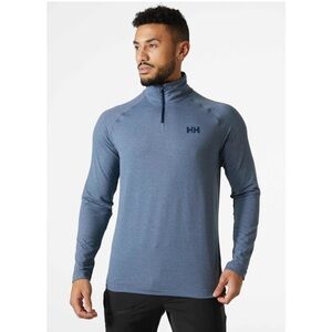 Helly Hansen Men's Quarter Zip Blue Sweater - XL